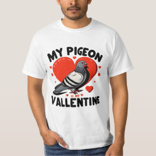 Valentinstag-Taube - Herzliche Avianische Romantik T-Shirt