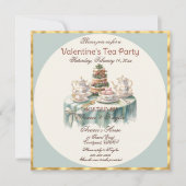 Valentinstag Tea Party (Vorderseite)