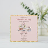 Valentinstag Tea Party (Stehend Vorderseite)