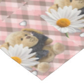Valentinstag Teddy Bear Tischdecke (Schrägansicht)