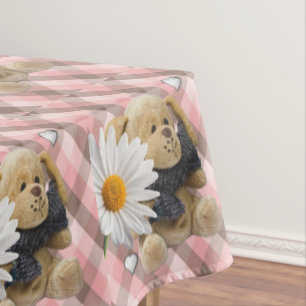 Valentinstag Teddy Bear Tischdecke