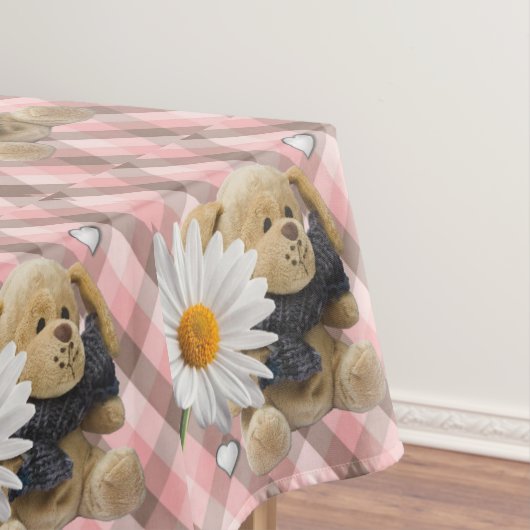 Valentinstag Teddy Bear Tischdecke (Beispiel)