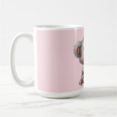Valentinstag-Teddy mit Pralinen Kaffeetasse (Links)