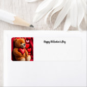 Valentinstag Teddy trägt Rücksendeadresse (Insitu)