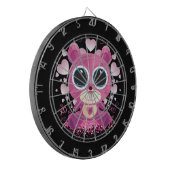 Valentinstag Teddybär Dartscheibe (Vorderseite Links)