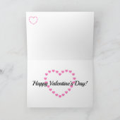 Valentinstag Teddybär Karte (Innenseite)