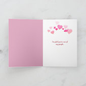 Valentinstag Teddybär Karte (Innenseite)