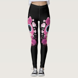 Valentinstag Teddybär Leggings