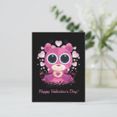 Valentinstag Teddybär Postkarte (Stehend Vorderseite)