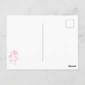 Valentinstag Teddybär Postkarte (Rückseite)