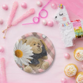 Valentinstag, Teddybär, Teller (Party)