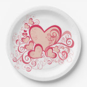 Valentinstag Teller (Vorderseite)