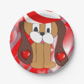 Valentinstag, Teller (Vorderseite)