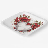 Valentinstag-Teller Serie 1-4 Pappteller (Gewinkelt)
