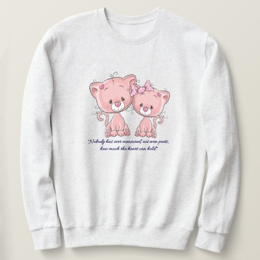 Valentinstag Thema Liebe Design Sweatshirt (Design vorne)