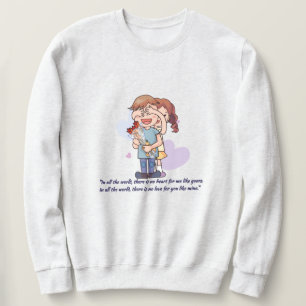 Valentinstag Thema Liebe Design Sweatshirt