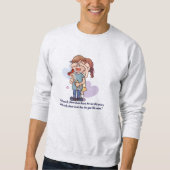 Valentinstag Thema Liebe Design Sweatshirt (Vorderseite)