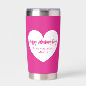 Valentinstag Thermobecher (Vorderseite)