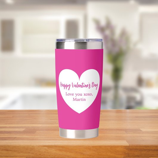 Valentinstag Thermobecher
