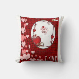 Valentinstag Throw Pillow Kissen