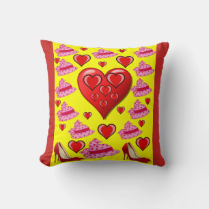 Valentinstag Throw Pillow Kissen