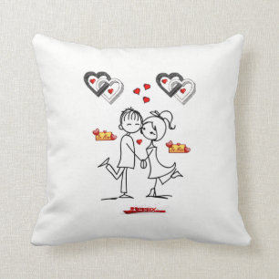 Valentinstag Throw Pillow Kissen