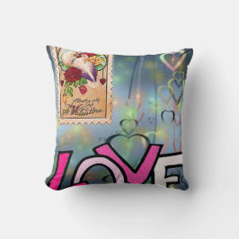 Valentinstag Throw Pillow Kissen