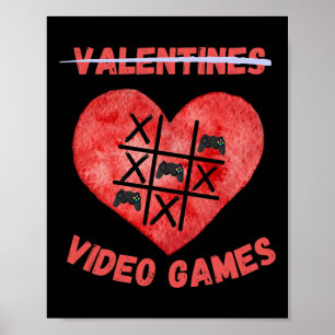 Valentinstag Tic Tac Toe Lustiges Valentinsvideo G Poster
