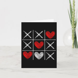 Valentinstag Tic-tac-toe Xo-xo Funny Valentine G Karte