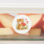 Valentinstag-Tiger Etiketten (Befestigt)