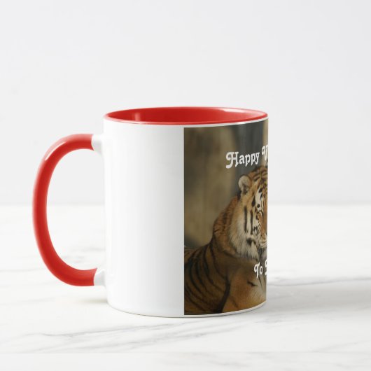 Valentinstag Tiger Tasse (Links)