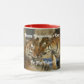 Valentinstag Tiger Tasse (Zentrum)