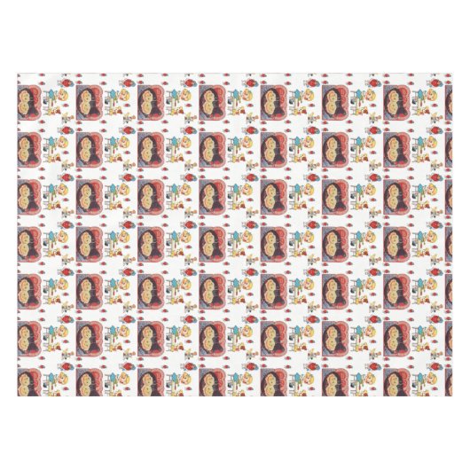 Valentinstag Tischdecke (Vorderseite (Horizontal))