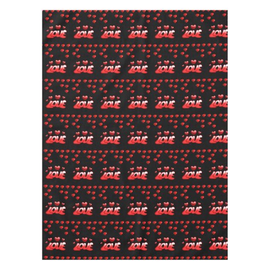 Valentinstag Tischdecke (Vorderseite)