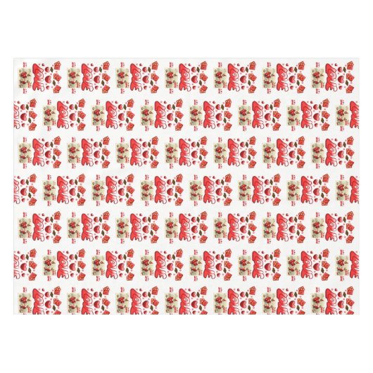 Valentinstag Tischdecke (Vorderseite (Horizontal))