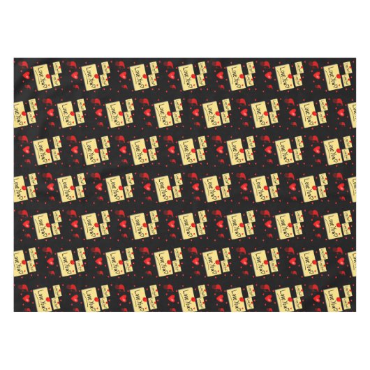 Valentinstag Tischdecke (Vorderseite (Horizontal))