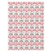 Valentinstag Tischdecke (Vorderseite)