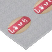 Valentinstag Tischdecke (Schrägansicht)