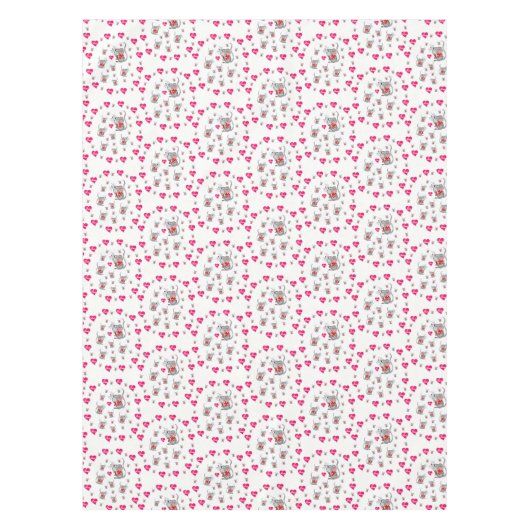 Valentinstag Tischdecke (Vorderseite)