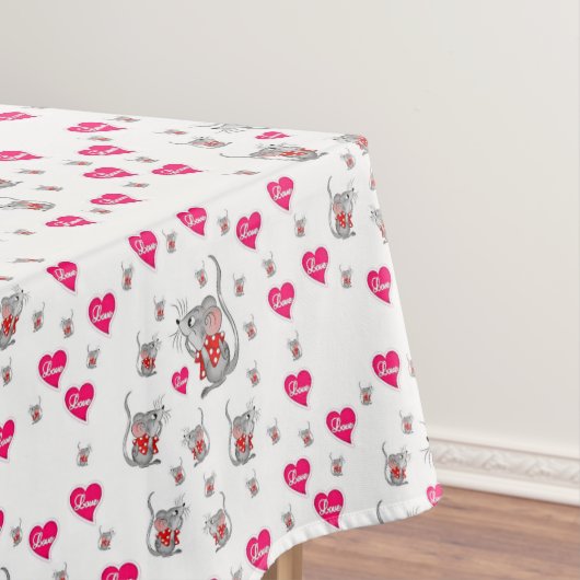 Valentinstag Tischdecke (Beispiel)