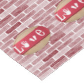 Valentinstag Tischdecke (Schrägansicht)