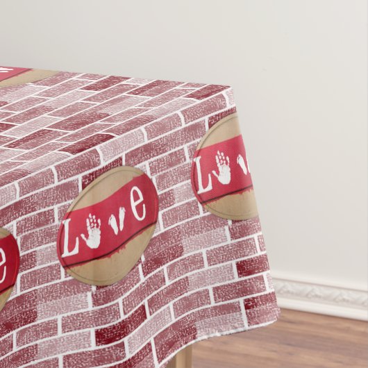 Valentinstag Tischdecke (Beispiel)