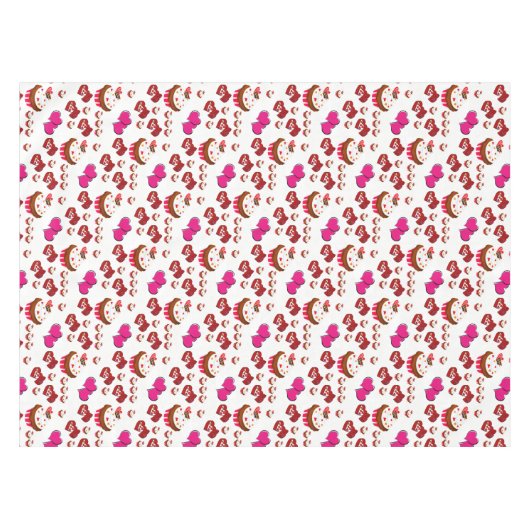 Valentinstag Tischdecke (Vorderseite (Horizontal))