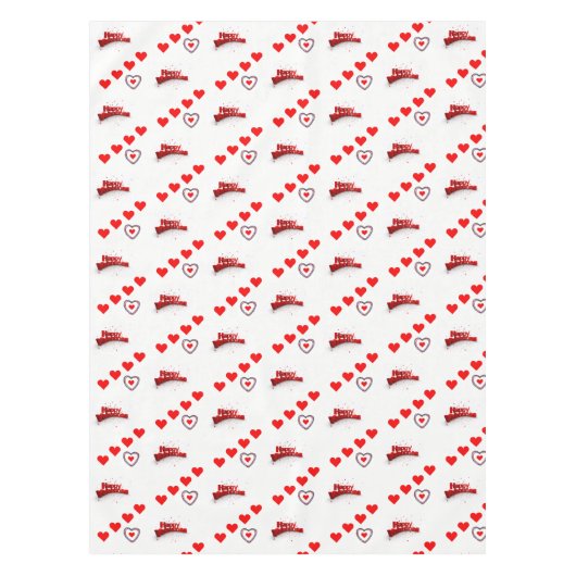 Valentinstag Tischdecke (Vorderseite)