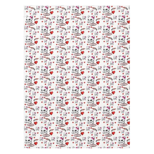 Valentinstag Tischdecke (Vorderseite)