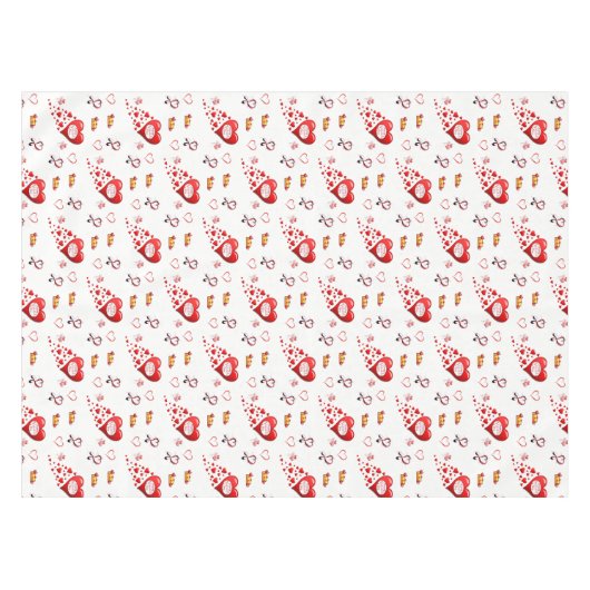 Valentinstag Tischdecke (Vorderseite (Horizontal))