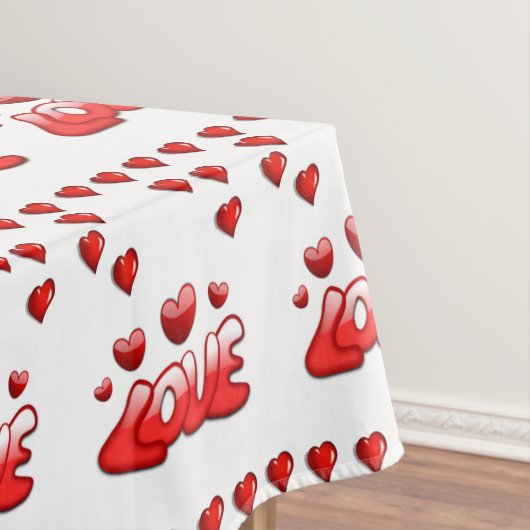 Valentinstag Tischdecke (Beispiel)