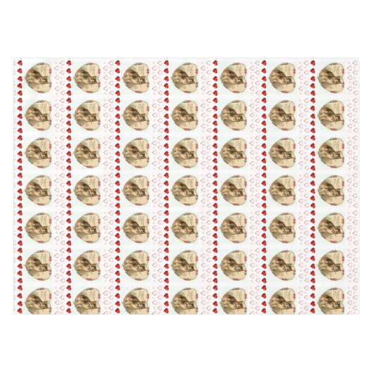 Valentinstag Tischdecke (Vorderseite (Horizontal))