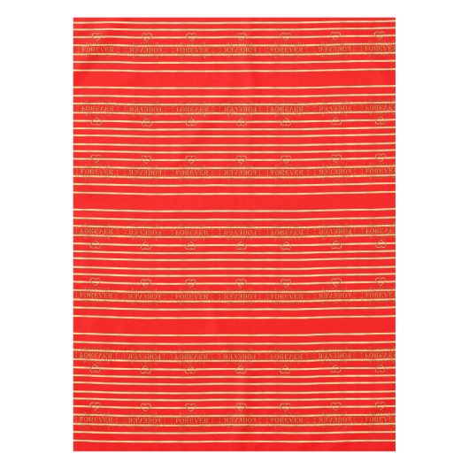 Valentinstag Tischdecke (Vorderseite)