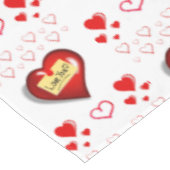 Valentinstag Tischdecke (Schrägansicht)